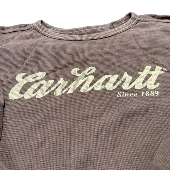 Carhartt Taupe Waffle Knit Top - Picture 3 of 14